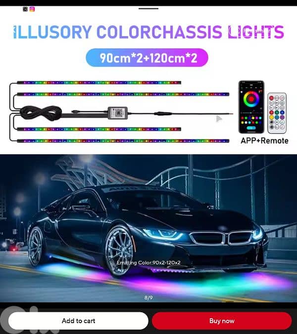 Neon  - waterproof - under car - easy installation 4