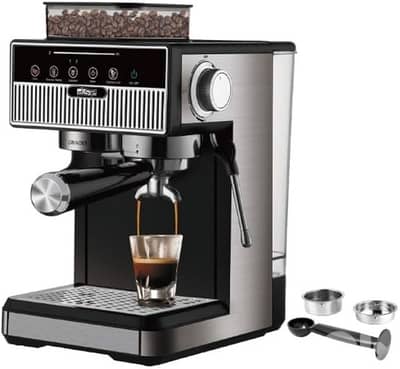 DSP Espresso Machine, grinder & milk frother