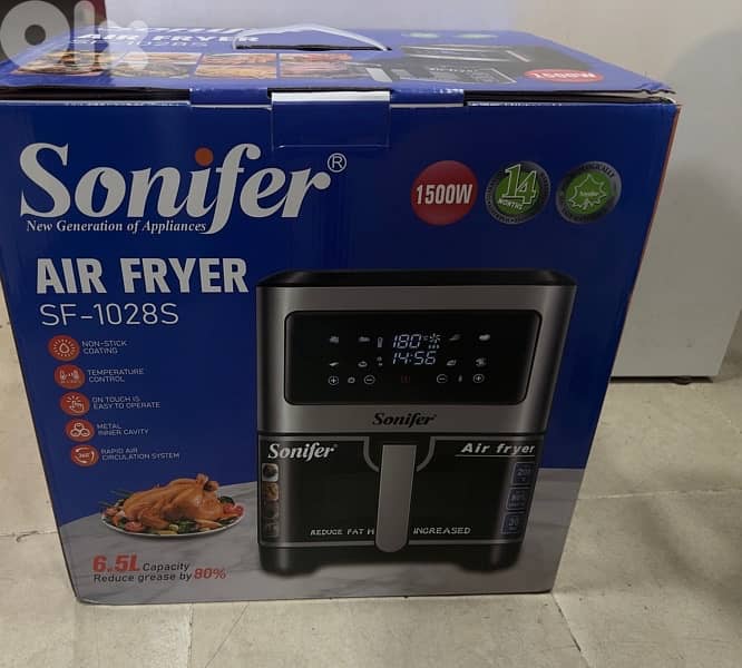 Sonifer 6.5L air fryer 2