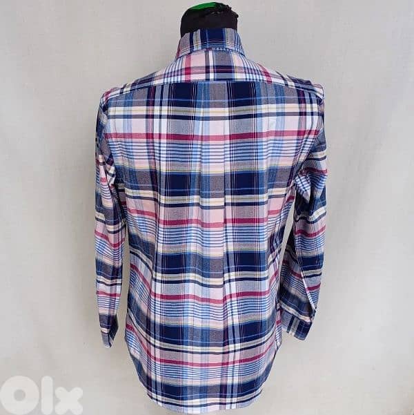 Ralph Lauren Custom Fit button-Up Check Long Sleeve shirt Mens S 1