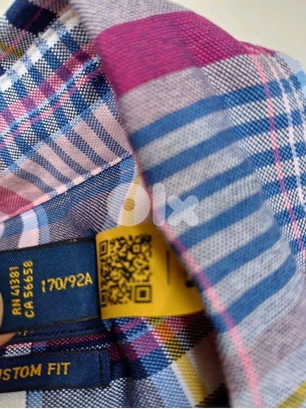 Ralph Lauren Custom Fit button-Up Check Long Sleeve shirt Mens S 7