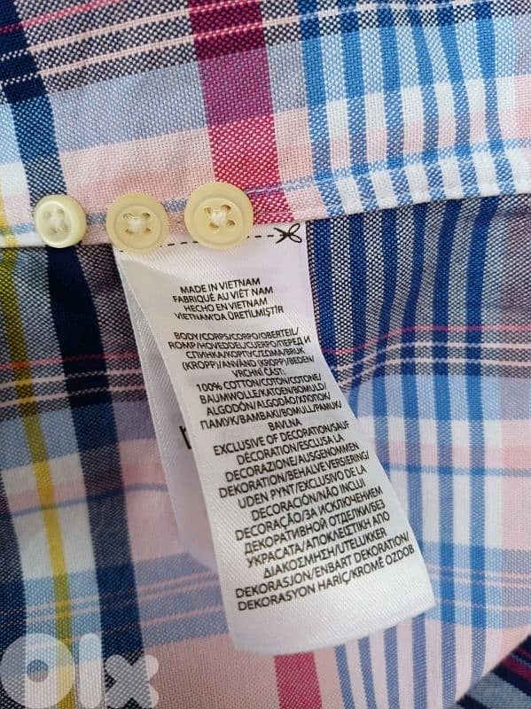 Ralph Lauren Custom Fit button-Up Check Long Sleeve shirt Mens S 8