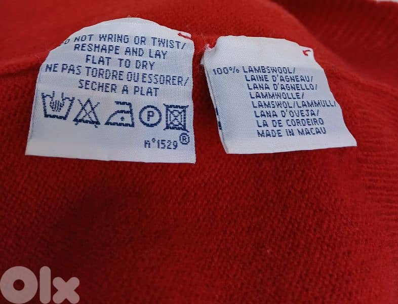 Polo Ralph Lauren 100% Lambswool Crew Neck Sweater Mens L 5