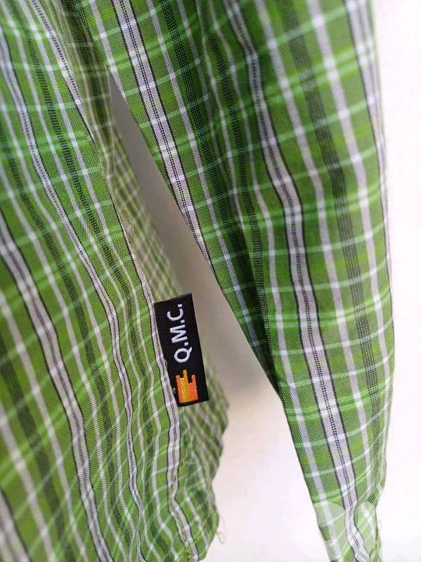 Jack Wolfskin QMC Plaid Outdoor button-UP Long Sleeve shirt Mens S 4