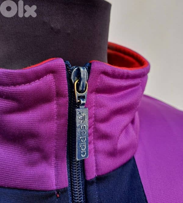Vintage 90s Adidas Color Block Track Top Jacket Mens S 2