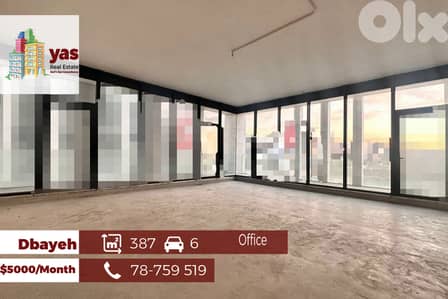 Dbayeh/Waterfront 387m2 | Office | Luxury | Prime Location | MJ