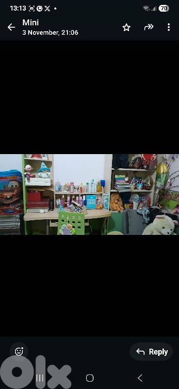 غرفة نوم أطفال شبه جديده 3