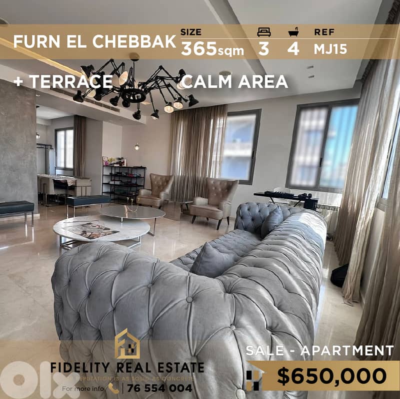Apartment duplex for sale in Furn El Chebbak MJ15 شقة دوبلكس للبيع 0