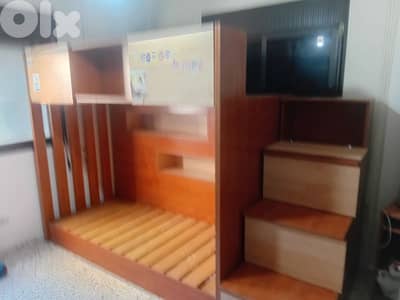 تختين شغل توصاي درج جاورير بيفتح شبه جديد متين