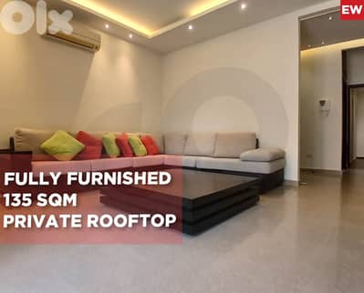 FULLY FURNISHED - 135 SQM PRIVATE ROOFTOP - Adonis REF#EW125630