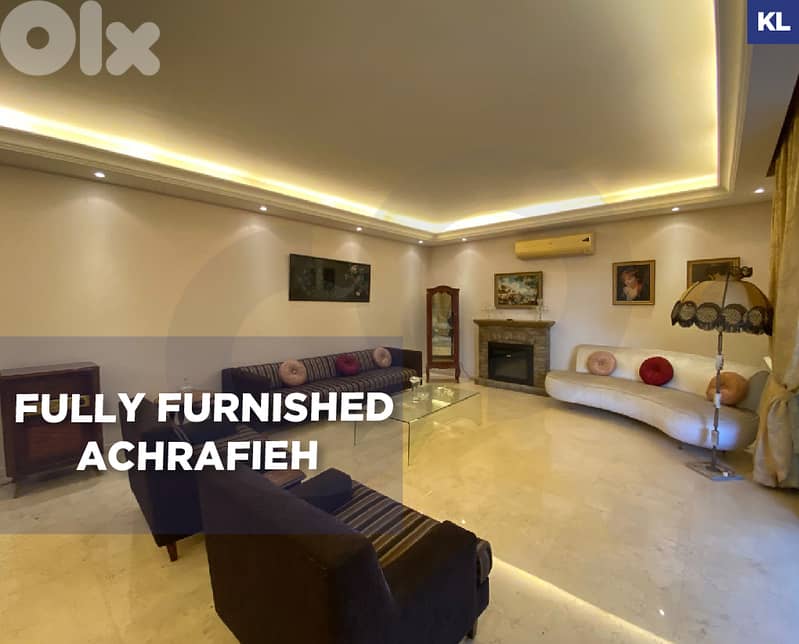 Marvelous 220sqm Fully Furnished Apartment in Achrafieh REF#KL128828 0