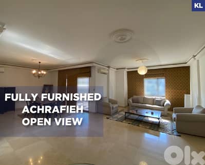 Achrafieh Sioufi – Sunny 250sqm Apartment with Open View REF#KL128831