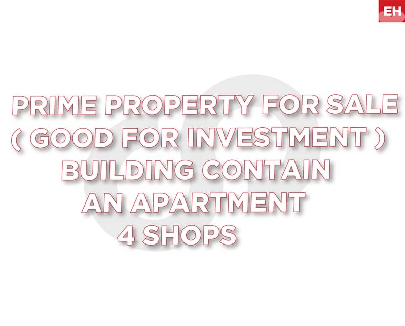 Property is suitable for investment IN BOURJ HAMOUD ! REF#EH128832 0