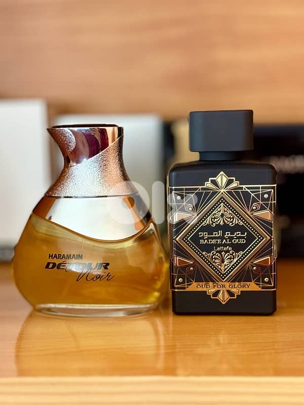 Lattafa Oud for Glory & Haramain Détour Noir 0