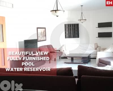 beautiful view,Fully furnished, pool, antelias/أنطلياس REF#EH128837