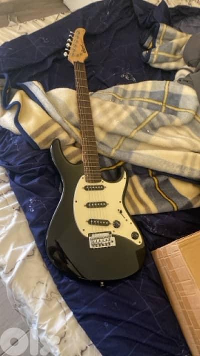 cort electric guitar + roland cube 20gx amplifier