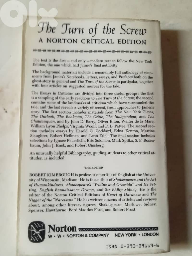The Turn of the Screw (Norton Critical Edition) 2