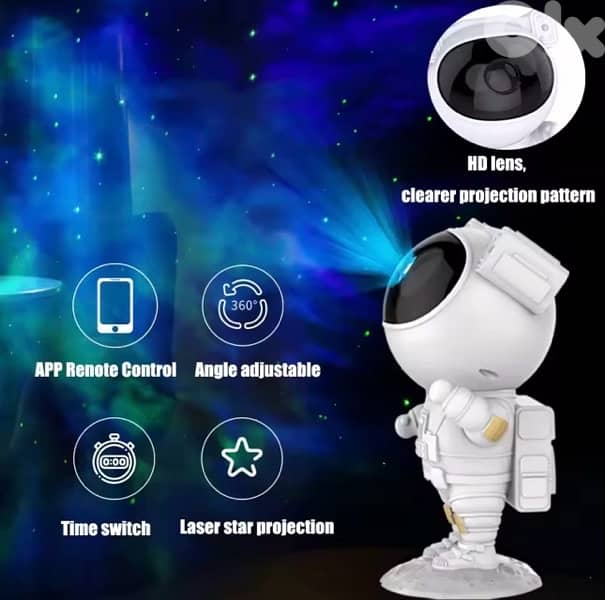 Astronaut Tech That Speaks & Shines  Built-in Speaker 2