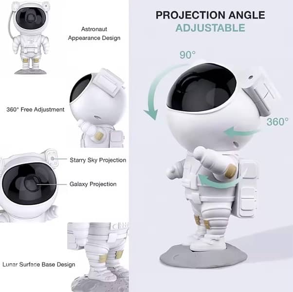 Astronaut Tech That Speaks & Shines  Built-in Speaker 3