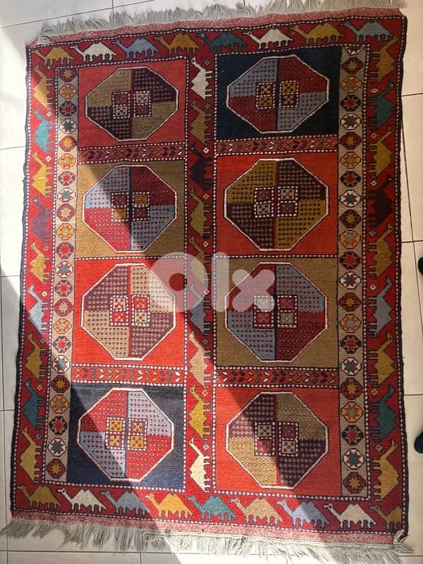 HANDWOVEN TRIBAL PILE RUG (CARPET) 1