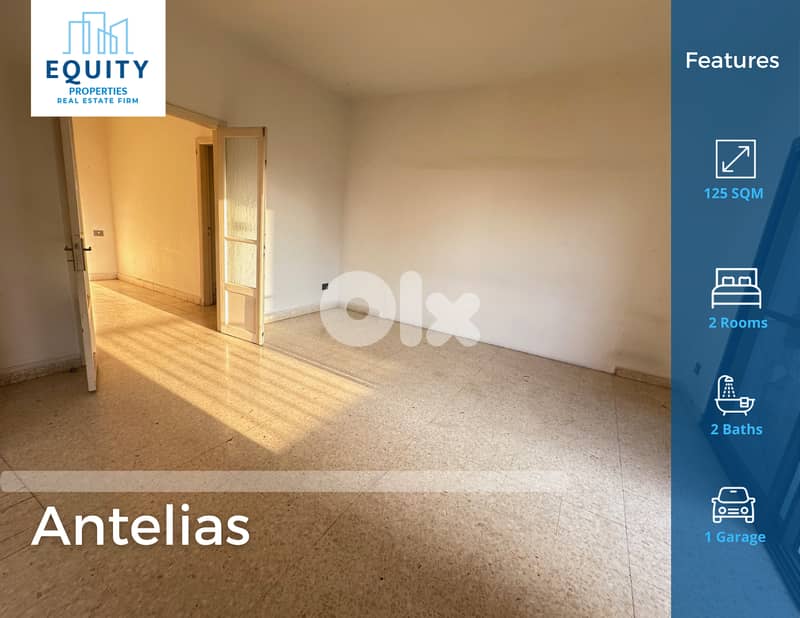 125 SQM Apartment For Rent In Antelias شقة للإيجار #GD228119 0