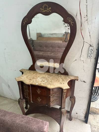 قنصول مع مرايا خشب زان مصري