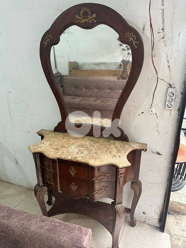 قنصول مع مرايا خشب زان مصري 0