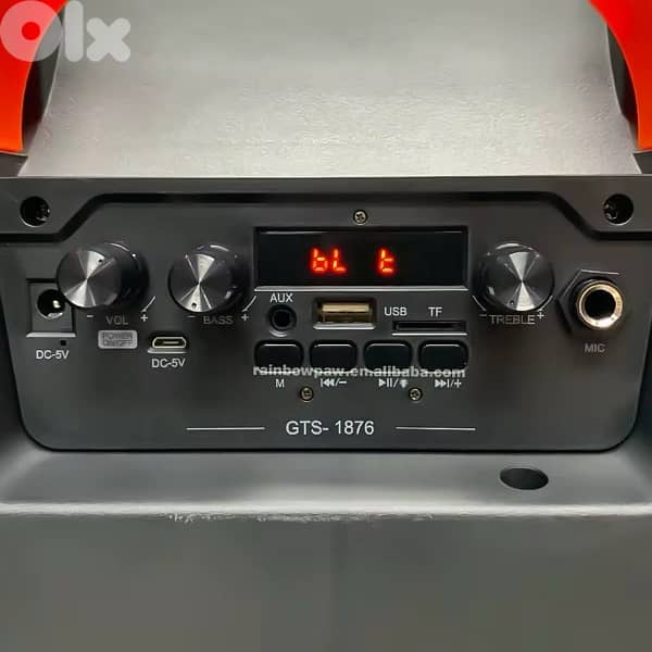 GreetTime GTS-1876  BT 5.0 / USB / TF / FM  TWS / 1800mAh 7