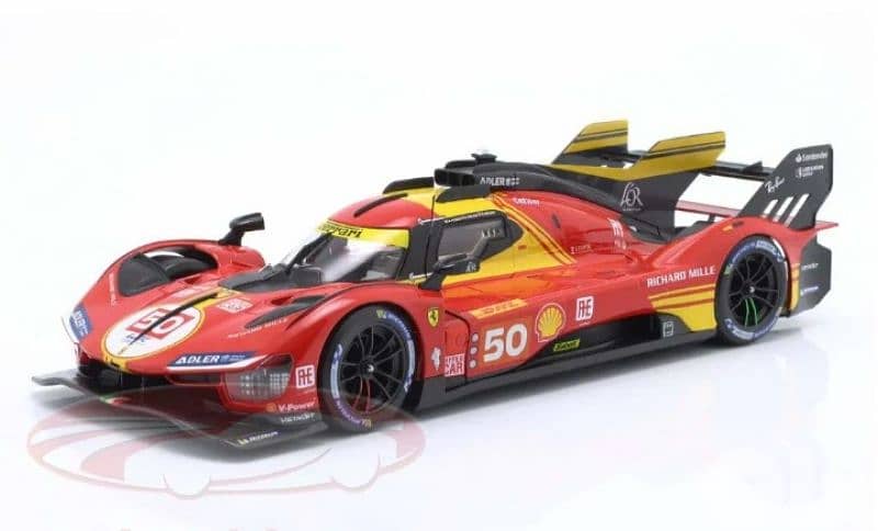 Ferrari 499P (WEC Quatar 2024) diecast car model 1;18 1