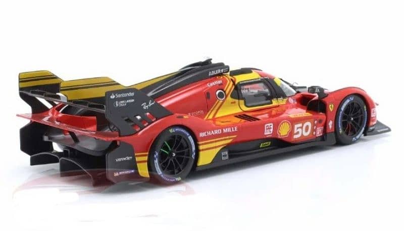 Ferrari 499P (WEC Quatar 2024) diecast car model 1;18 3
