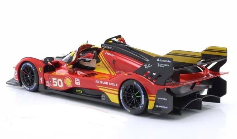 Ferrari 499P (WEC Quatar 2024) diecast car model 1;18 8