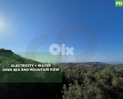 open sea and mountain view- electricity + water - batroun REF#FD128854