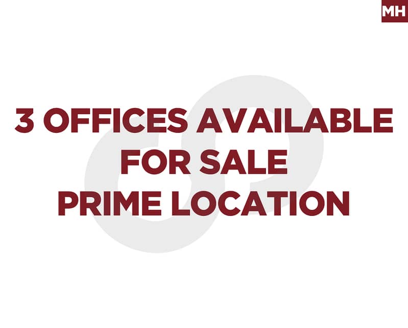 3 offices available , Prime location - baabda REF#MH128858 0