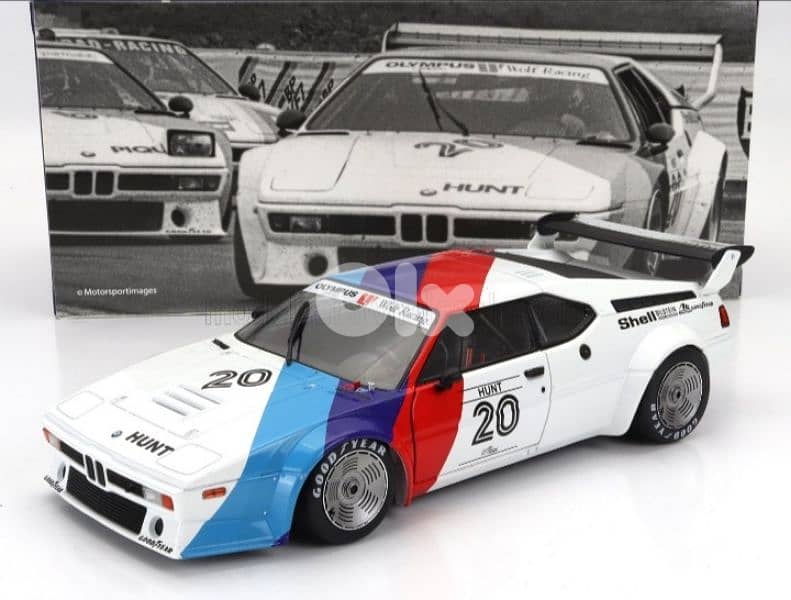 BMW M1 (James Hunt) Pro Car 1979 diecast car model 1;18 0