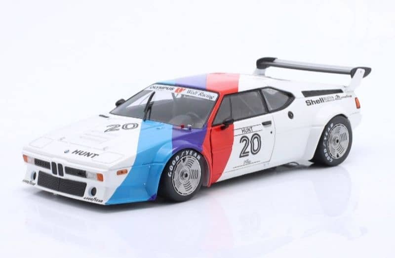 BMW M1 (James Hunt) Pro Car 1979 diecast car model 1;18 1
