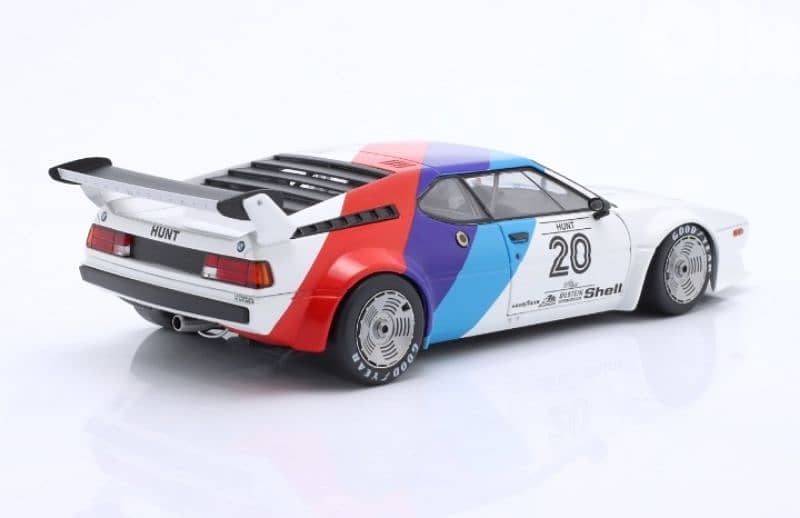 BMW M1 (James Hunt) Pro Car 1979 diecast car model 1;18 5