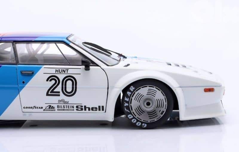 BMW M1 (James Hunt) Pro Car 1979 diecast car model 1;18 6