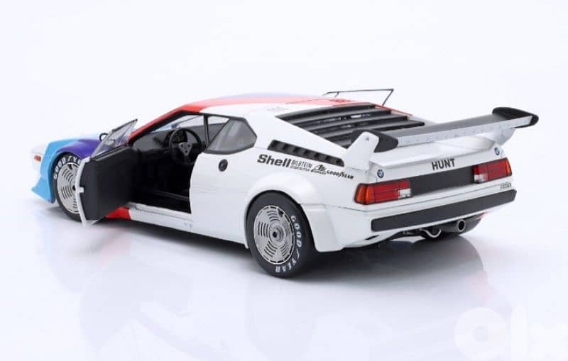 BMW M1 (James Hunt) Pro Car 1979 diecast car model 1;18 8