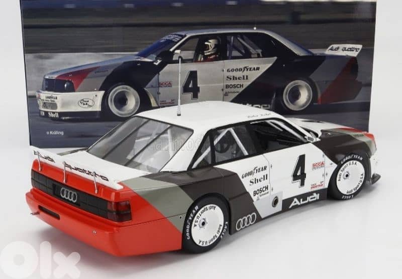 Audi 200 Quattro (Trans-Am 1988) diecast car model 1;18 4