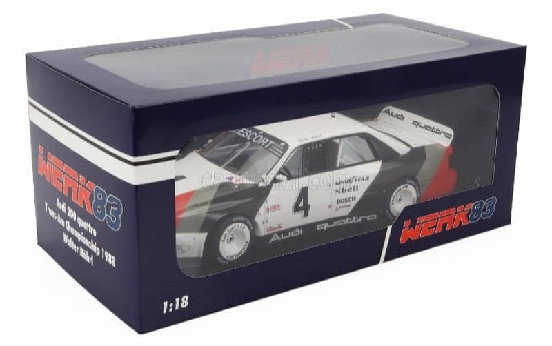 Audi 200 Quattro (Trans-Am 1988) diecast car model 1;18 5