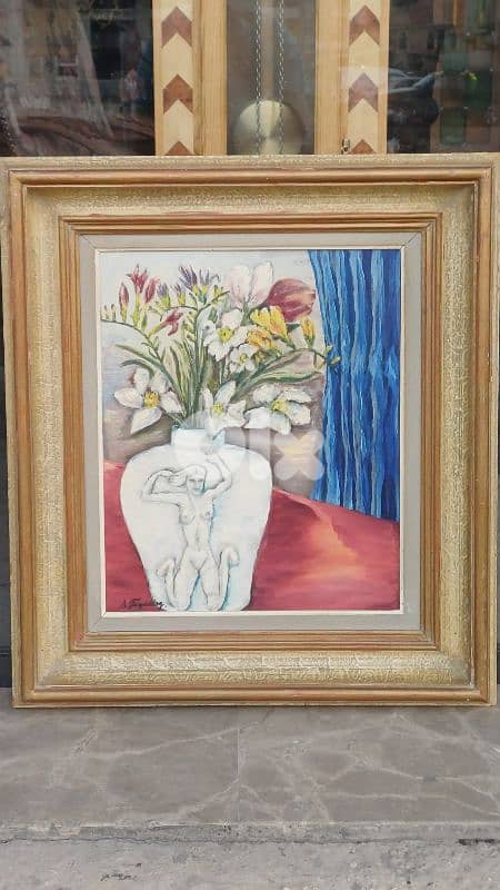 لوحة رسم زيتي اوروبية 2