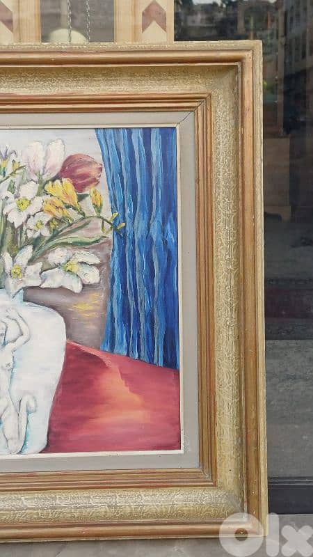 لوحة رسم زيتي اوروبية 4