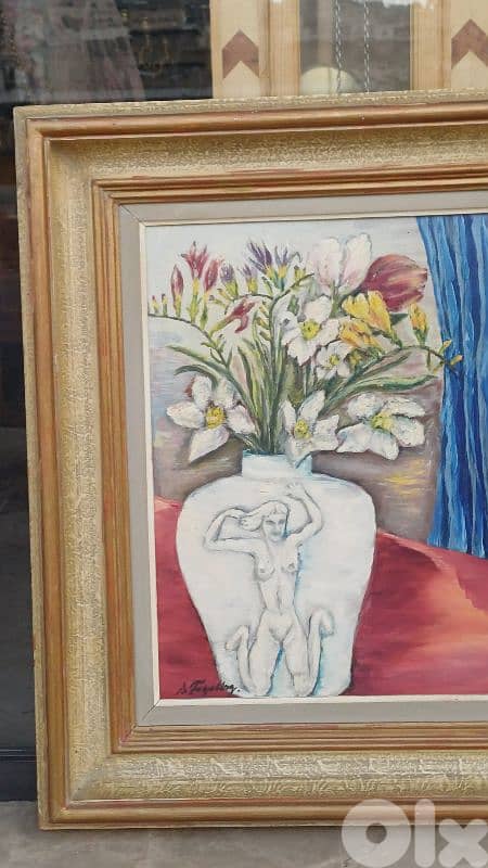 لوحة رسم زيتي اوروبية 5