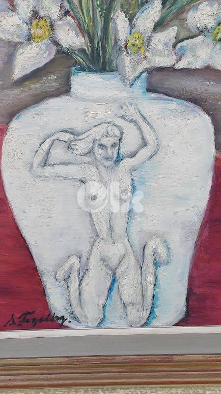 لوحة رسم زيتي اوروبية 7