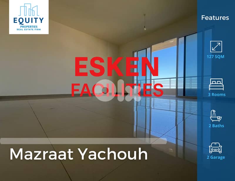 127 SQM Apartment With Terrace For Sale In Mazraat Yachouh #RH228911 0