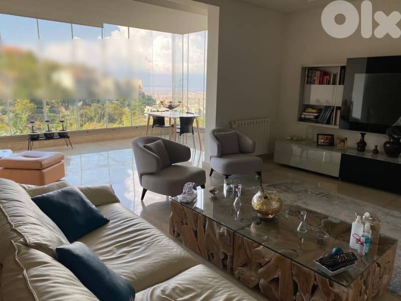 PANORAMIC VIEW APATMENT FOR SALE IN YARZEH BAABDA NEW BLDG, (BA-483) 0