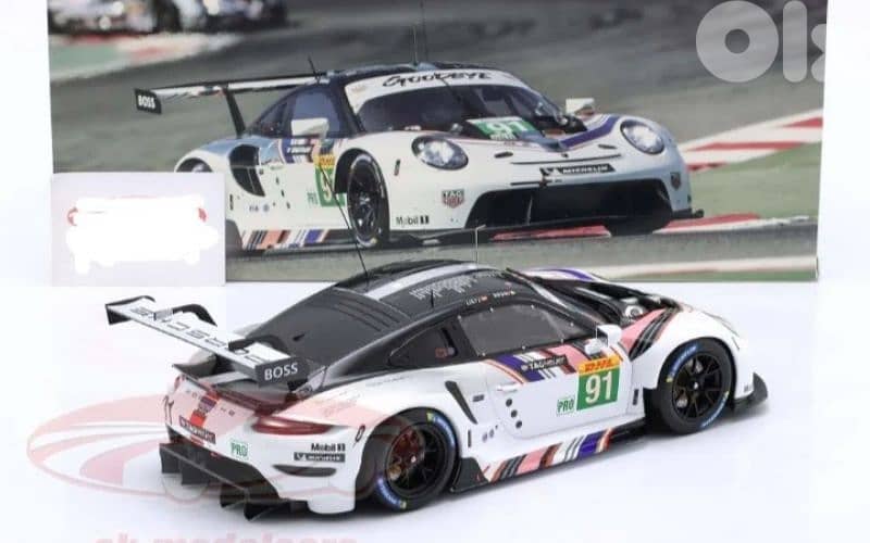 Porsche 911 RSR-19 (WEC 2022) diecast car model 1;18 4