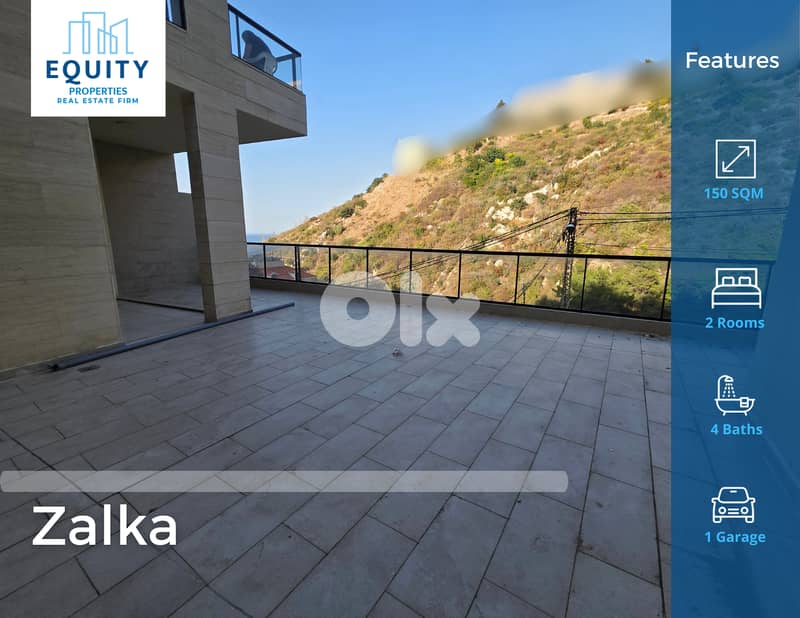 150 SQM Apartment With Terrace For Rent In Zalka شقة للإيجار #GS229055 0