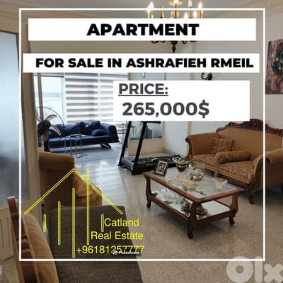 Hot Deal!!! 3-Bedroom Apartment for Sale in Ashrafieh Rmeil - $265,000
