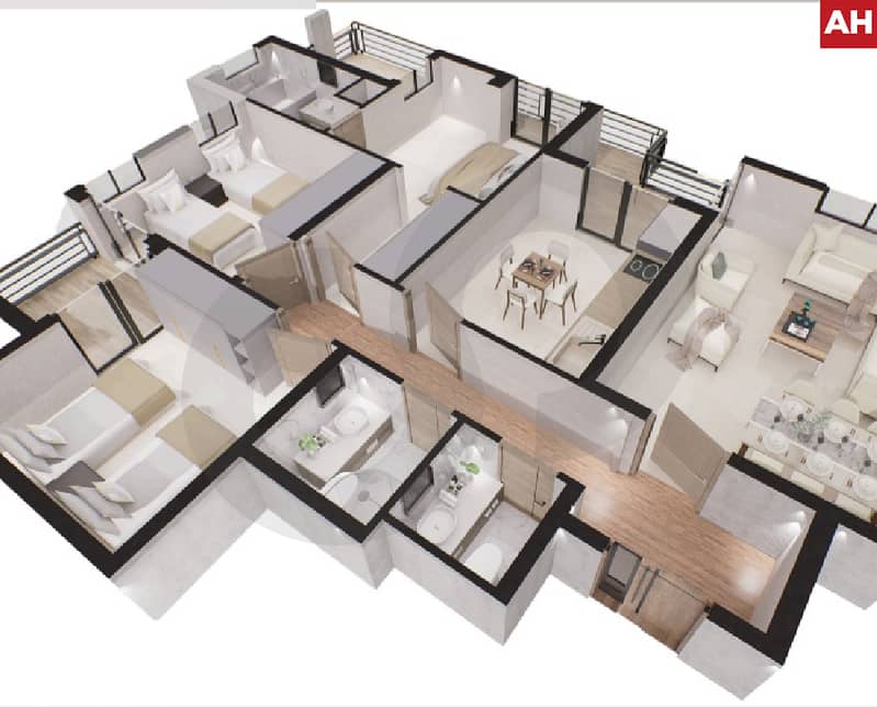 well-located residential project in Chtaura/ شتورة  REF#AH128885 0